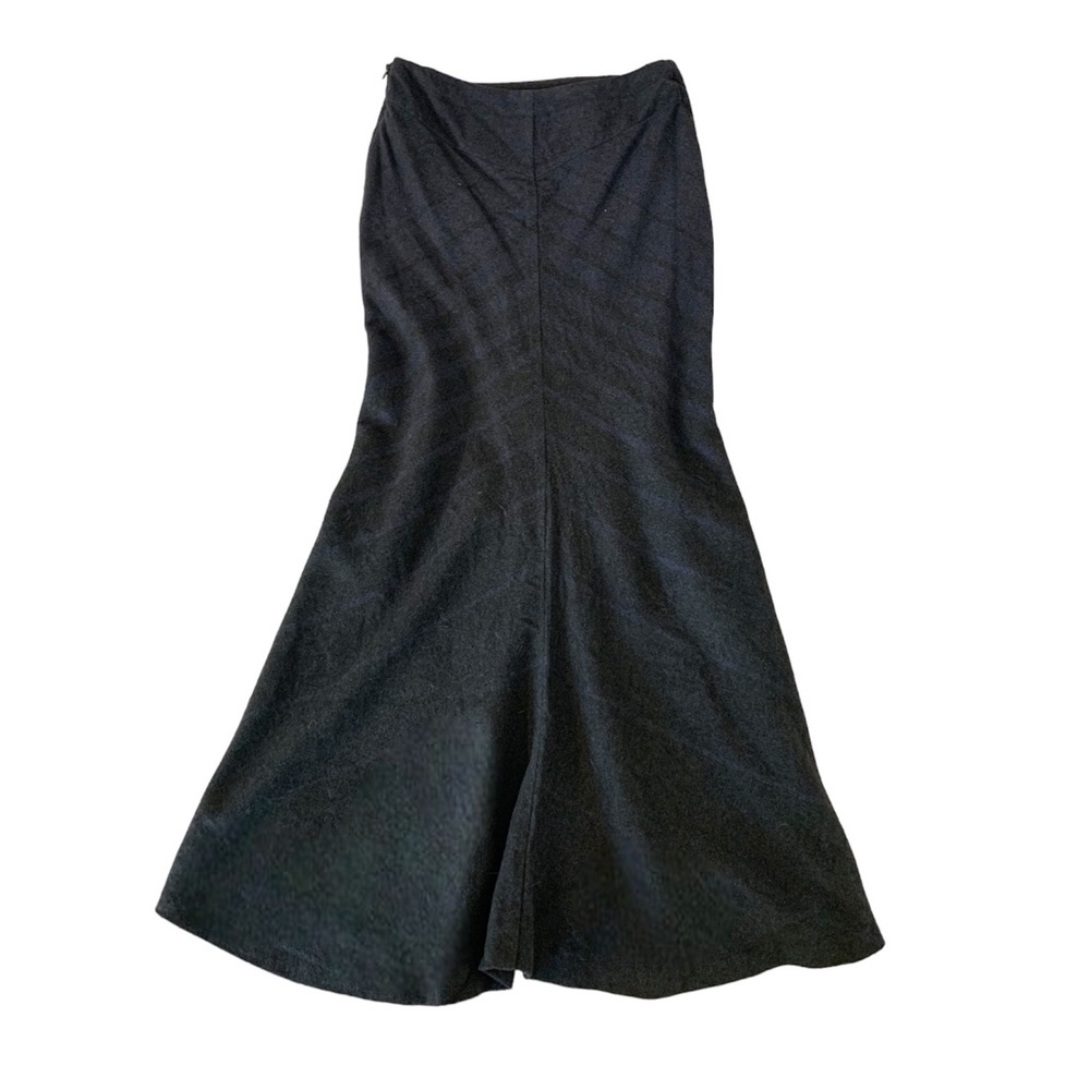 Vintage fishtail wool skirt